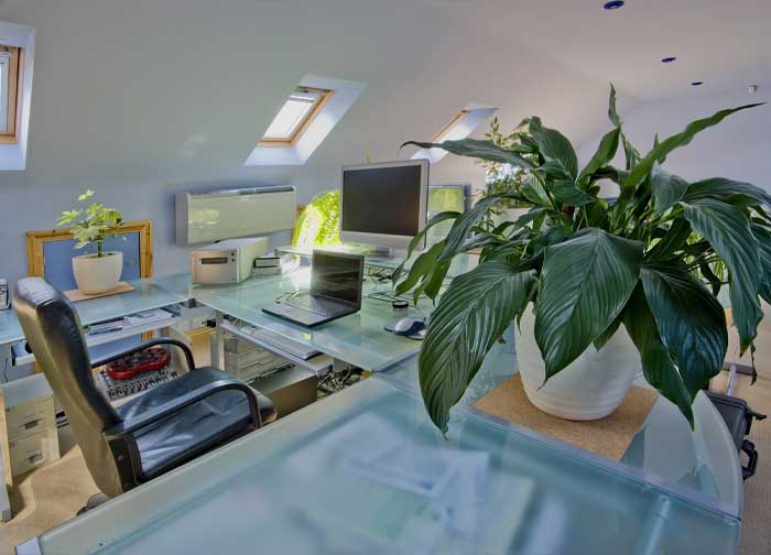 loft-conversion KLR Loft Insulation & Dormer Installations loft converted into home office
